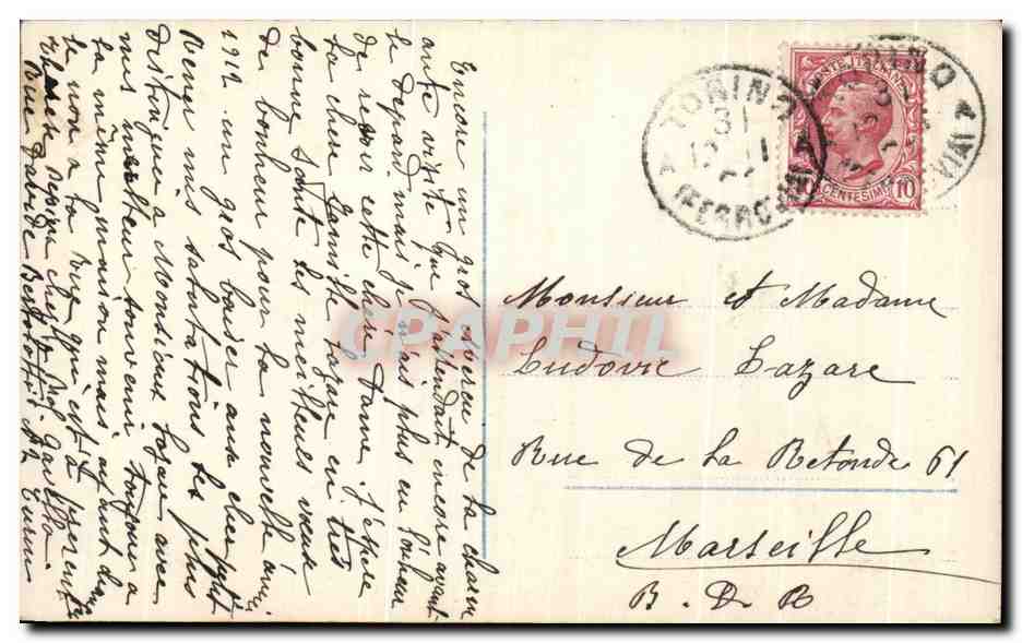 CPA Fantaisie Enfant et chien  — Rückseite