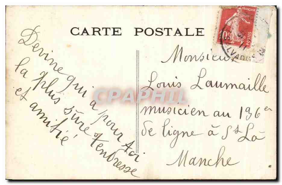 CPA Fantaisie Enfants  — Rückseite