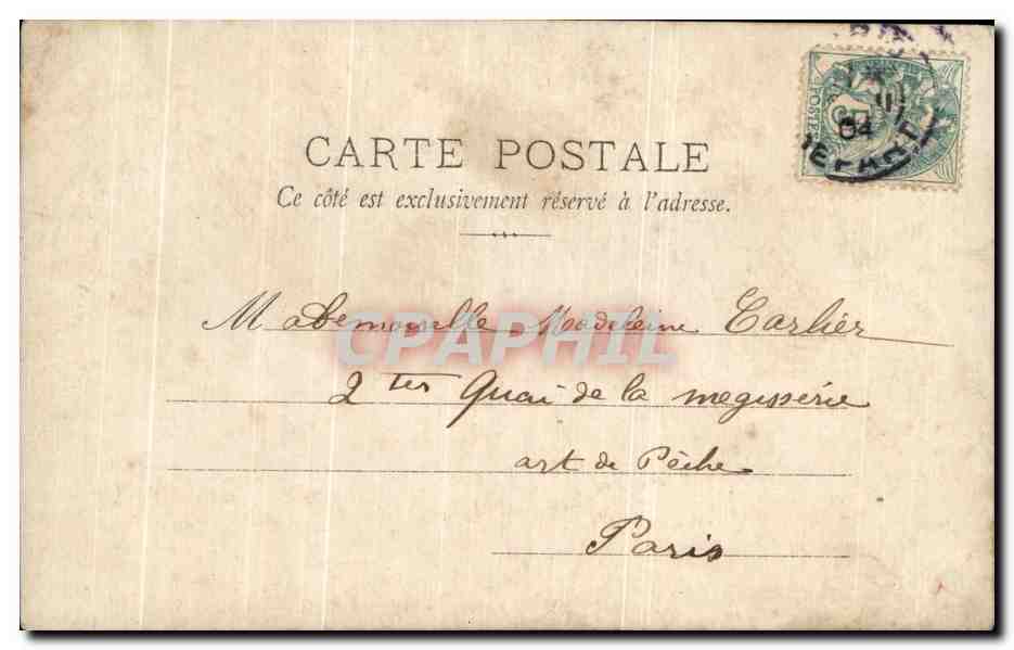 CPA Fantaisie Enfant — Rückseite