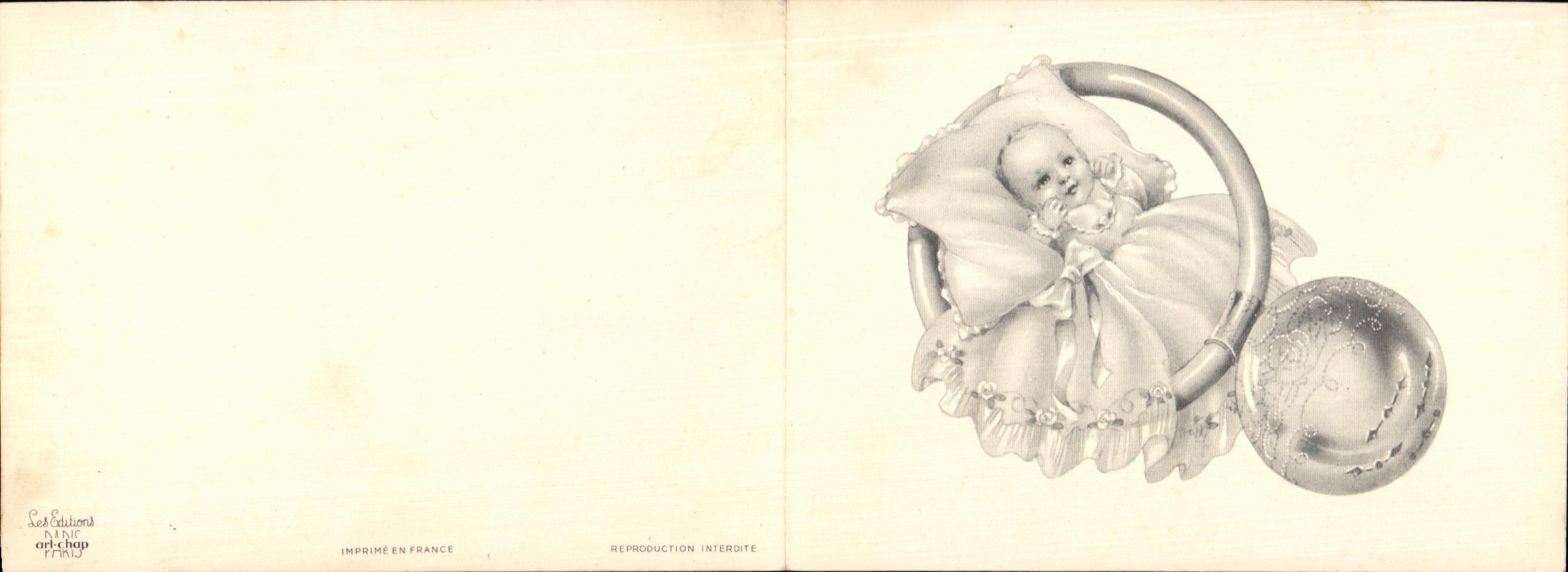 CPSM Fantaisie Enfant Tetine 