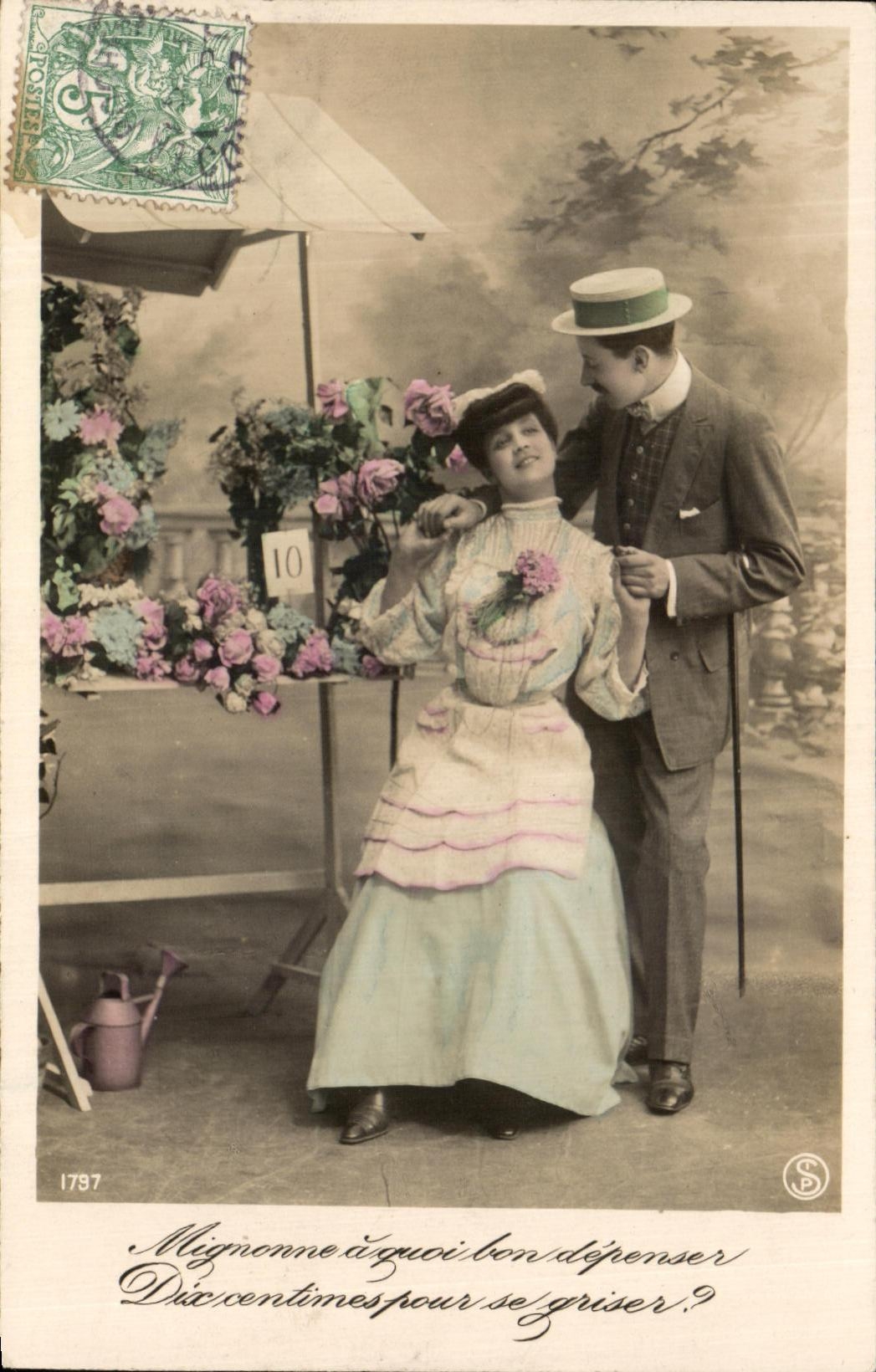 CPA Fantaisie Femme 