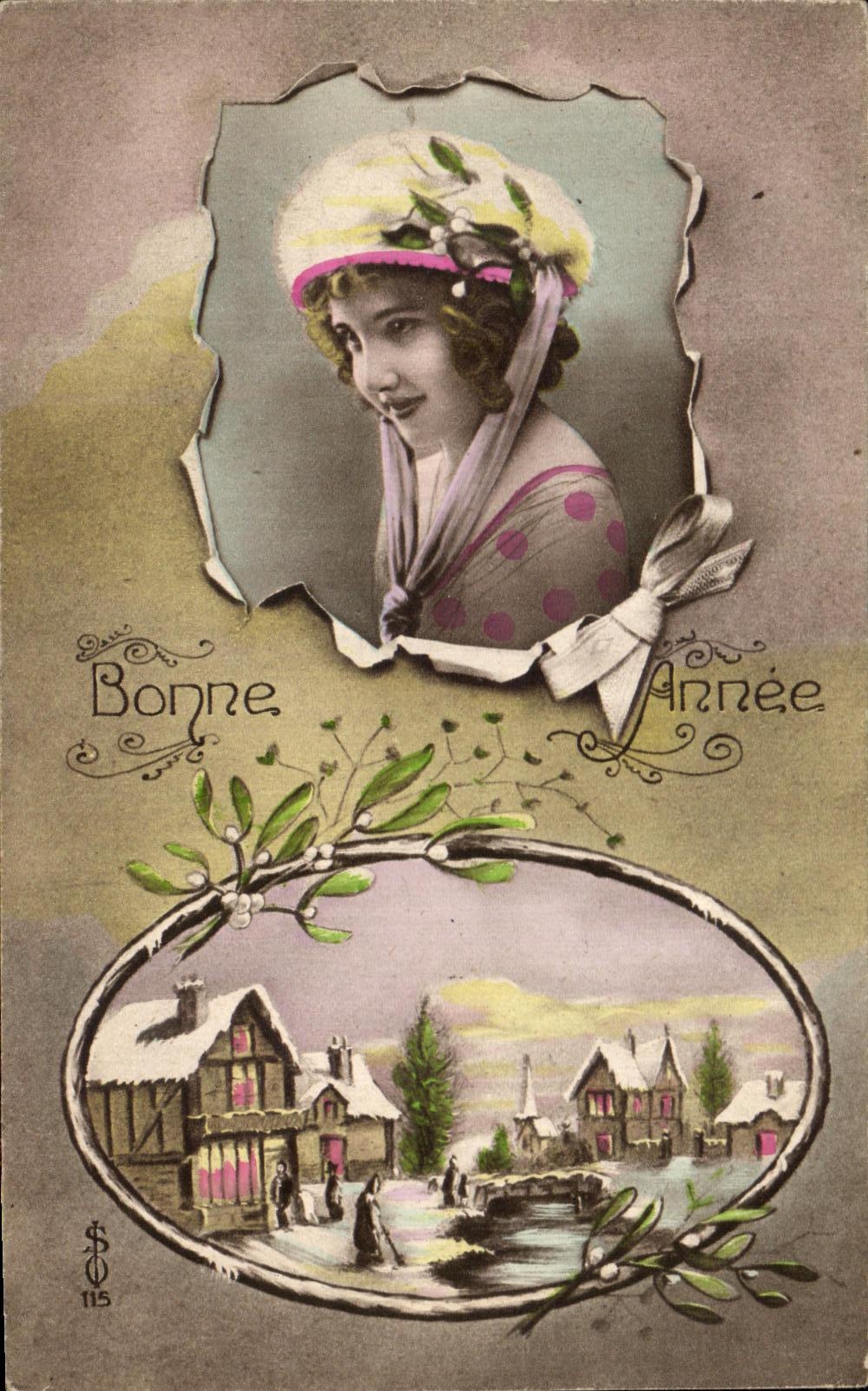 CPA Fantaisie Femme 