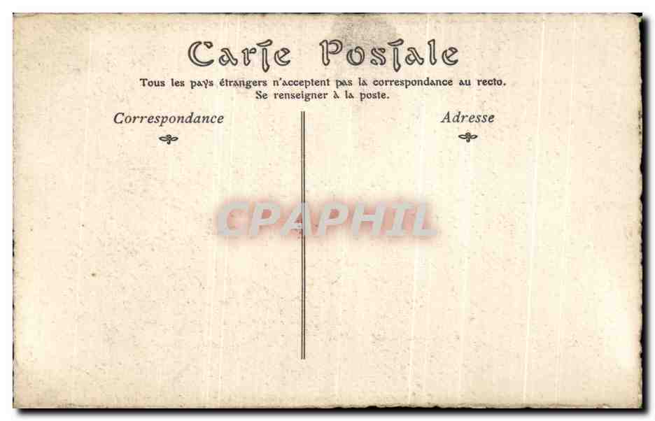 CPA Fantaisie Les maitres de l'estampe Boucher Le Vasseur  — Back