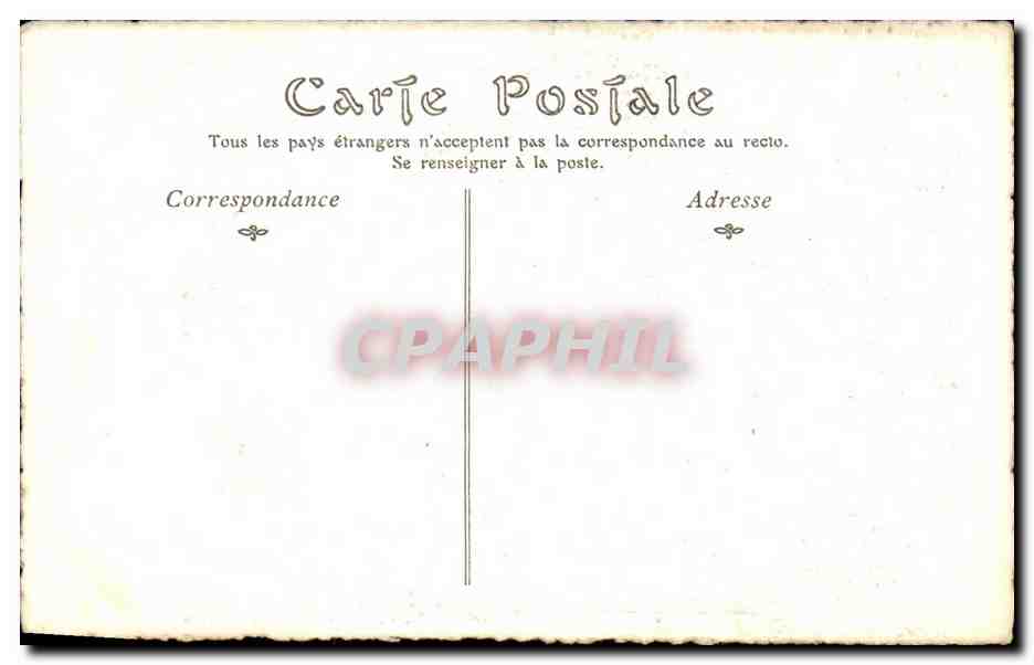 CPA Fantaisie Maitres de l'estampe Boucher Ravenet L'heureux age Chat  — Verso
