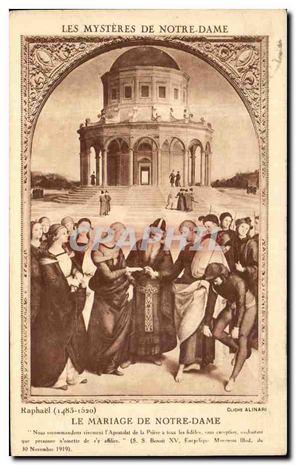 CPA Le mariage de Notre DAme Raphael