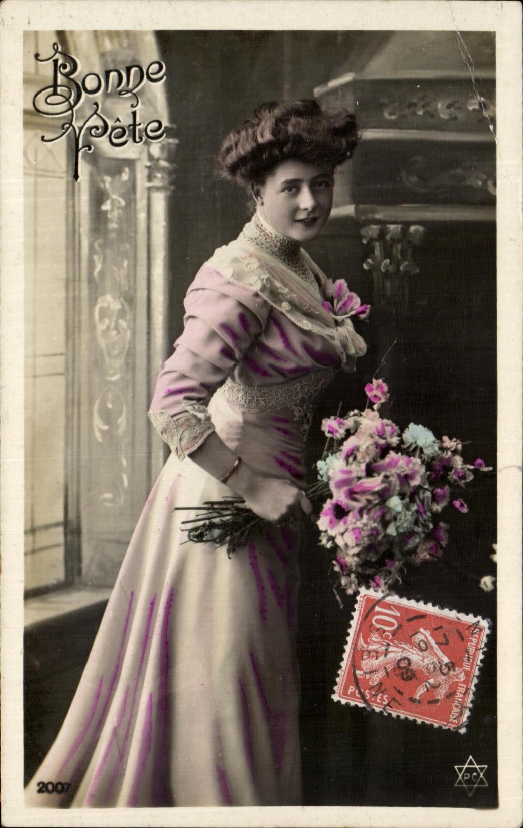 CPA Fantaisie Femme 