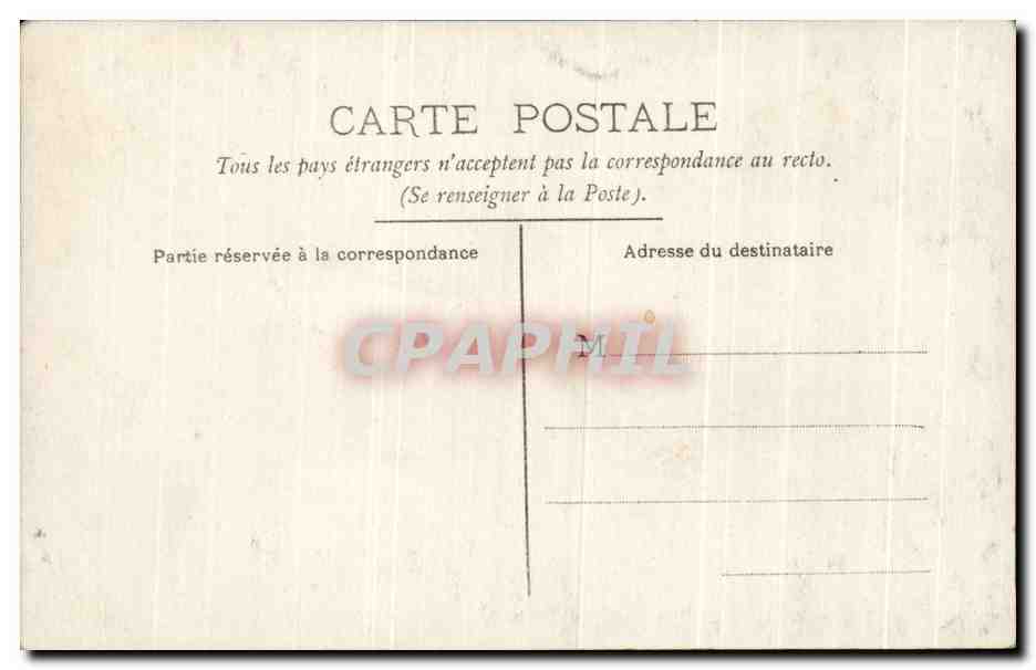 CARTE PHOTO Enfant dans un parc  — Rückseite