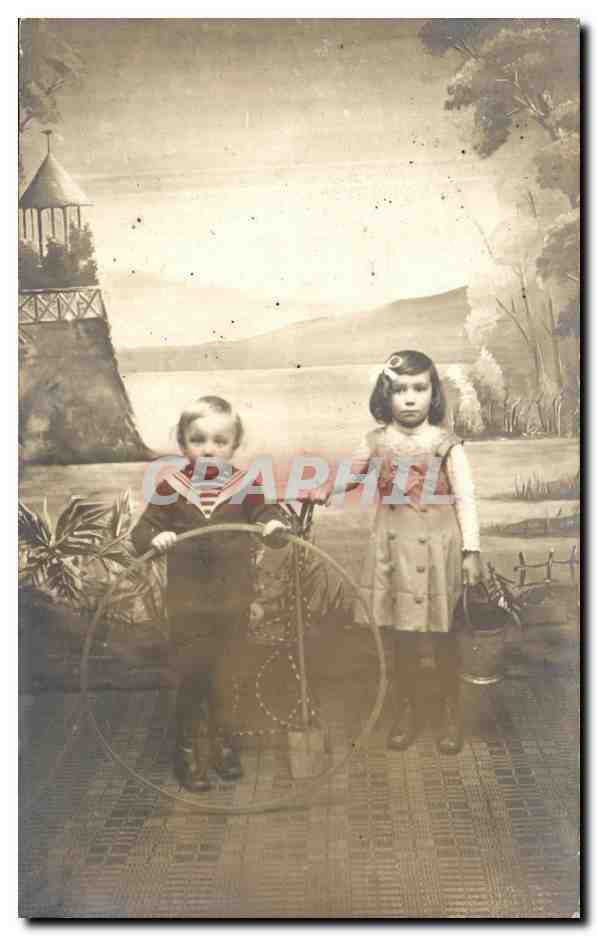 CPA Fantaisie Enfants Cerceau