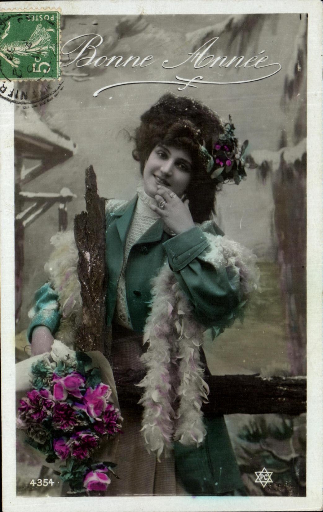 CPA Fantaisie Femme 