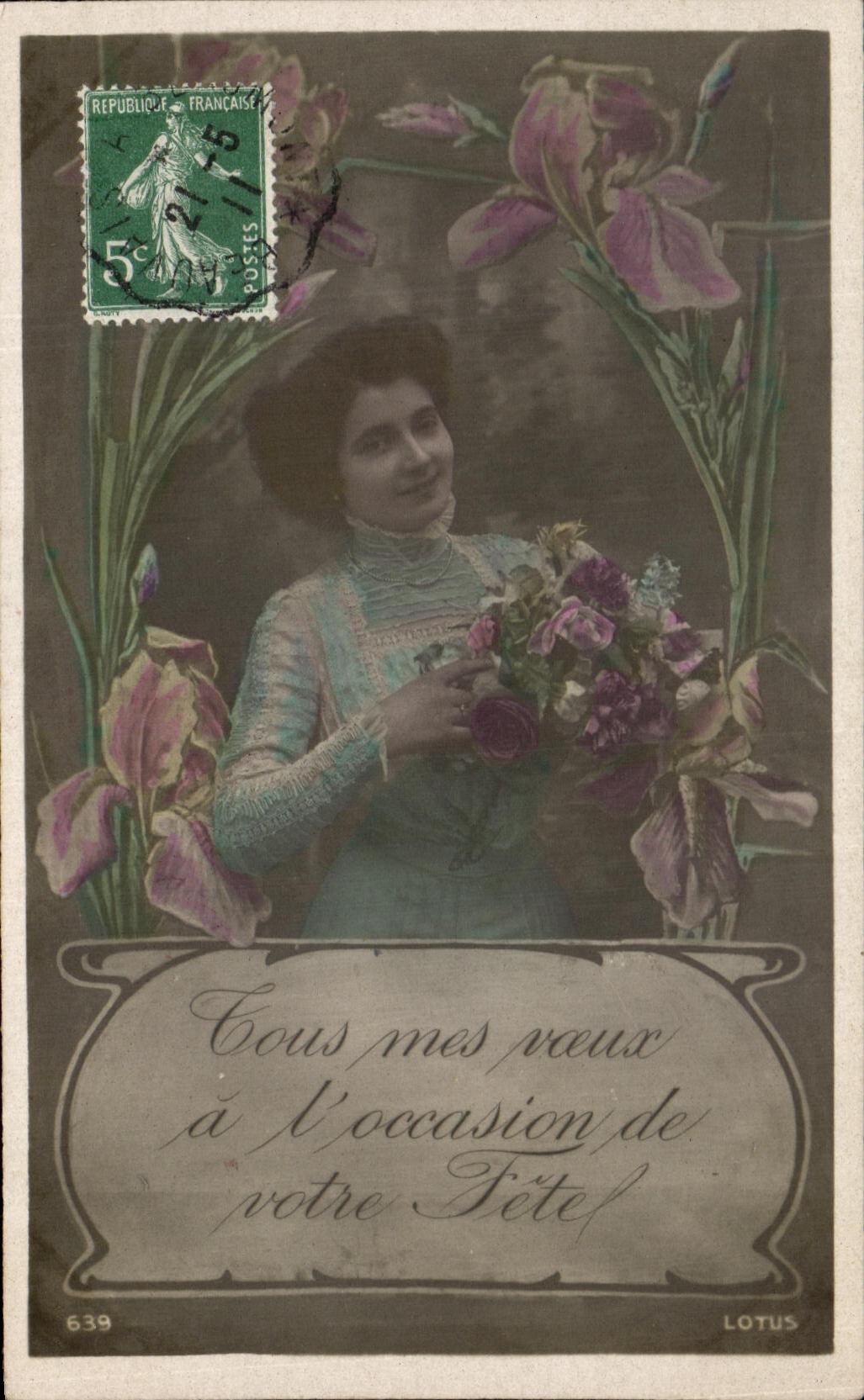 CPA Fantaisie Femme 