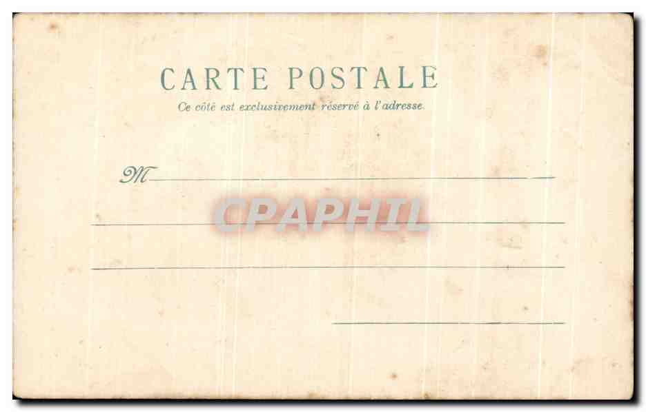 CPA Fantaisie Fleurs  — Verso