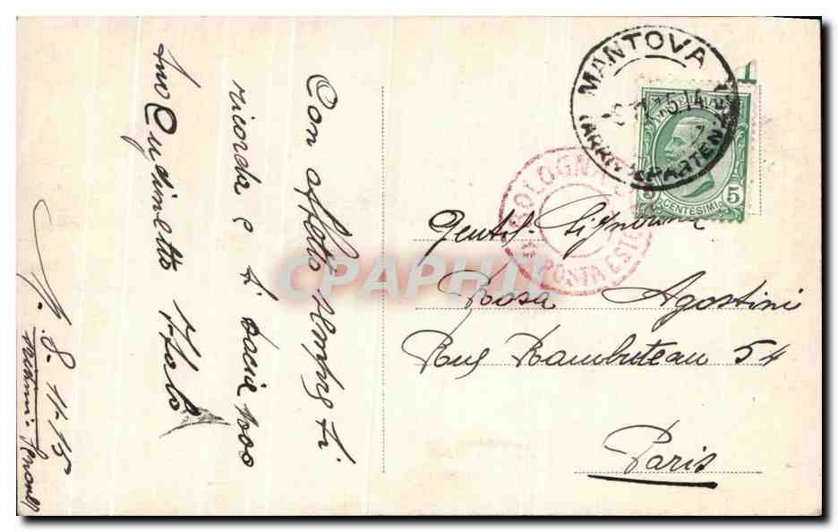 CPA Fantaisie Femme  — Verso