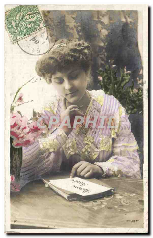 CPA Fantaisie Femme 