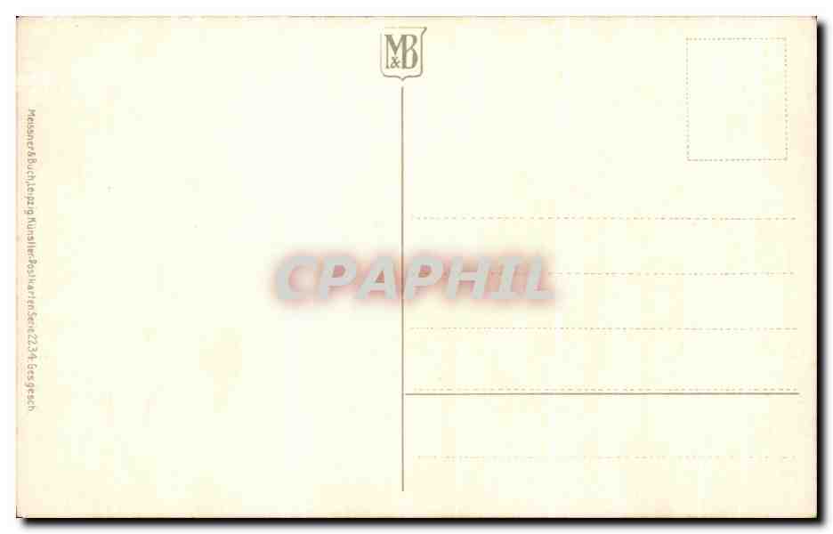 CPA Fantaisie Fleurs Feuillets de chene — Verso