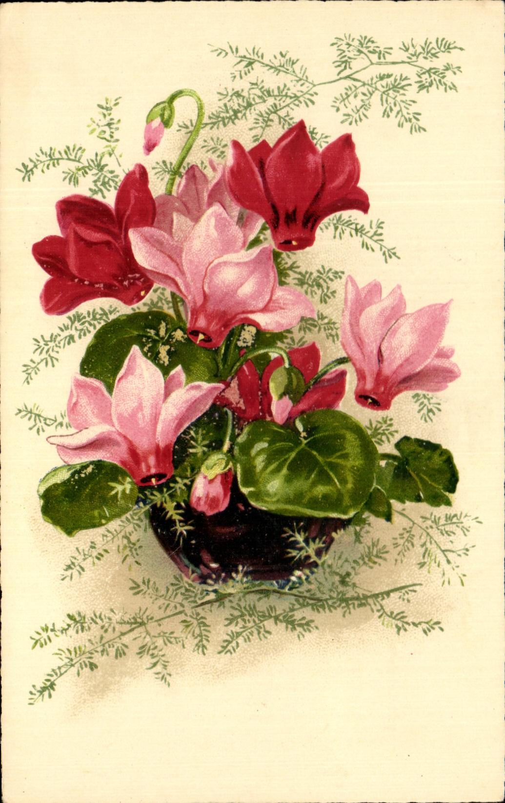 CPA Fantaisie Fleurs 