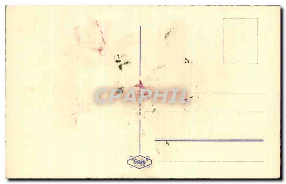 CPA Fantaisie Fleurs  — Verso