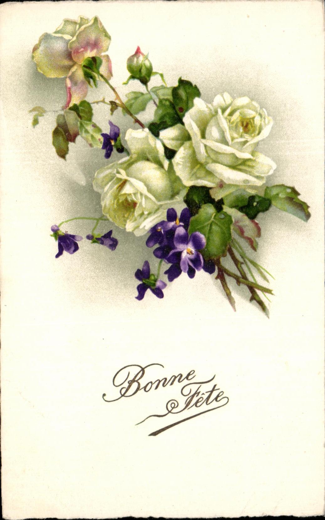 CPA Fantaisie Fleurs 