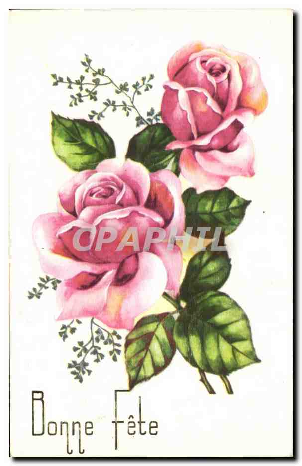 CPA Fantaisie Fleurs 