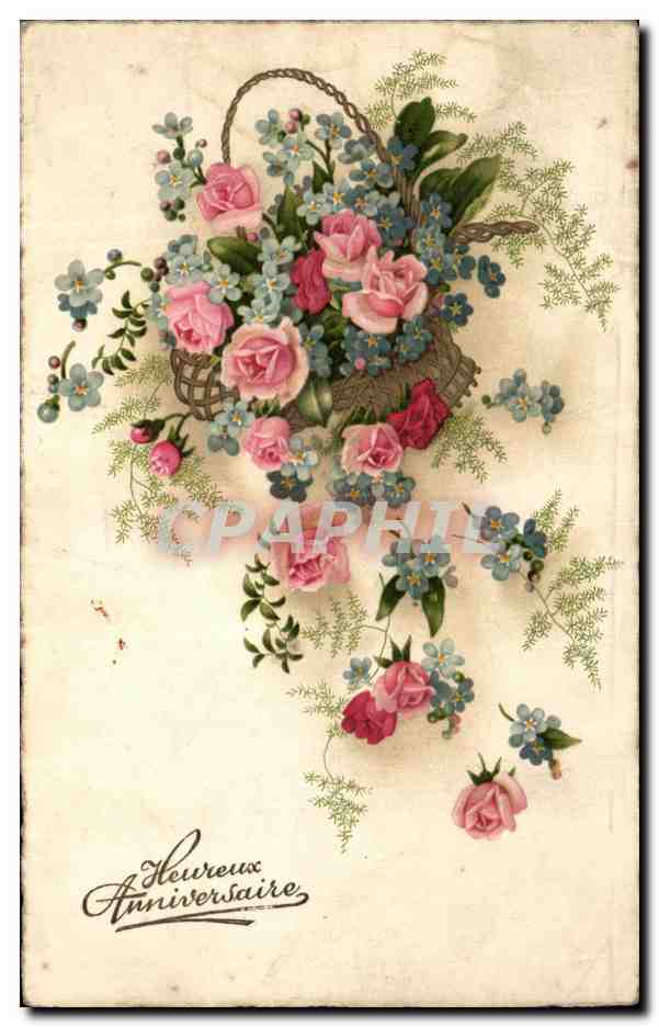 CPA Fantaisie Fleurs 