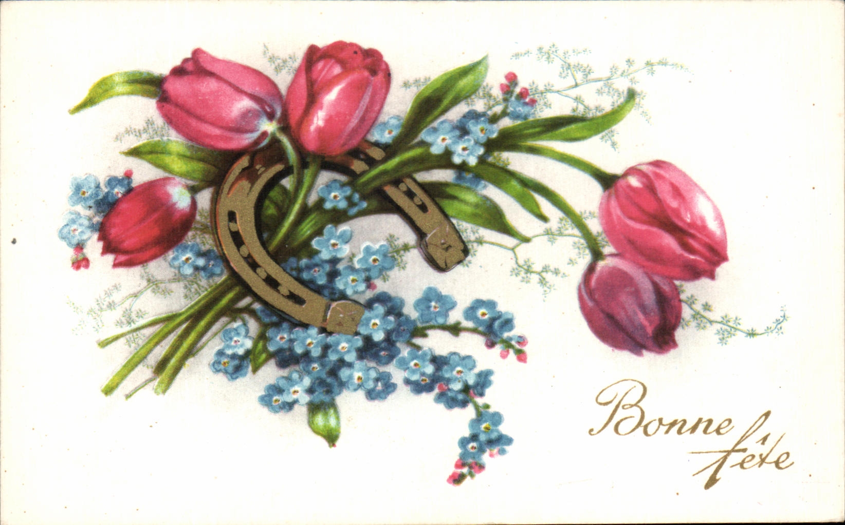 CPA Fantaisie Fleurs 