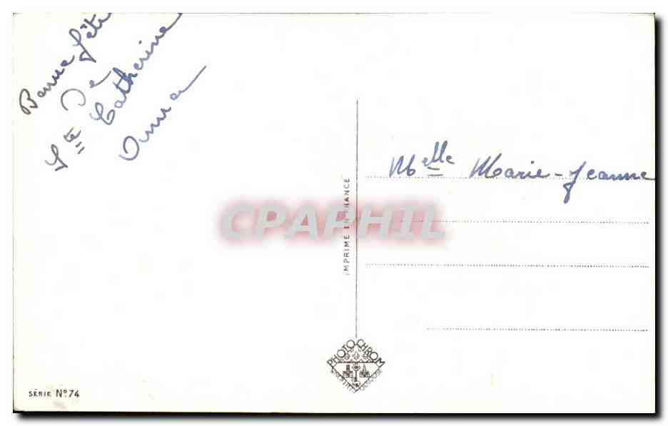 CPA Fantaisie Fleurs  — Verso