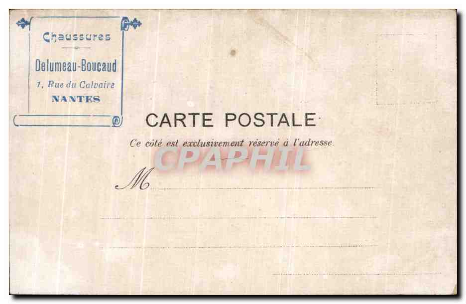 CPA Fantaisie Femme — Rückseite