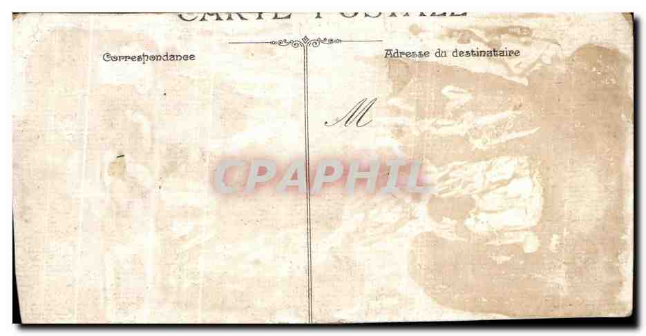CPA Monsieur Clown et Auguste  — Rückseite