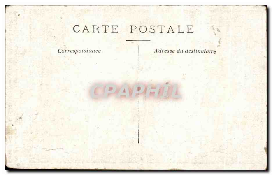 CPA Fantaisie Le chaperon rouge Loup  — Rückseite