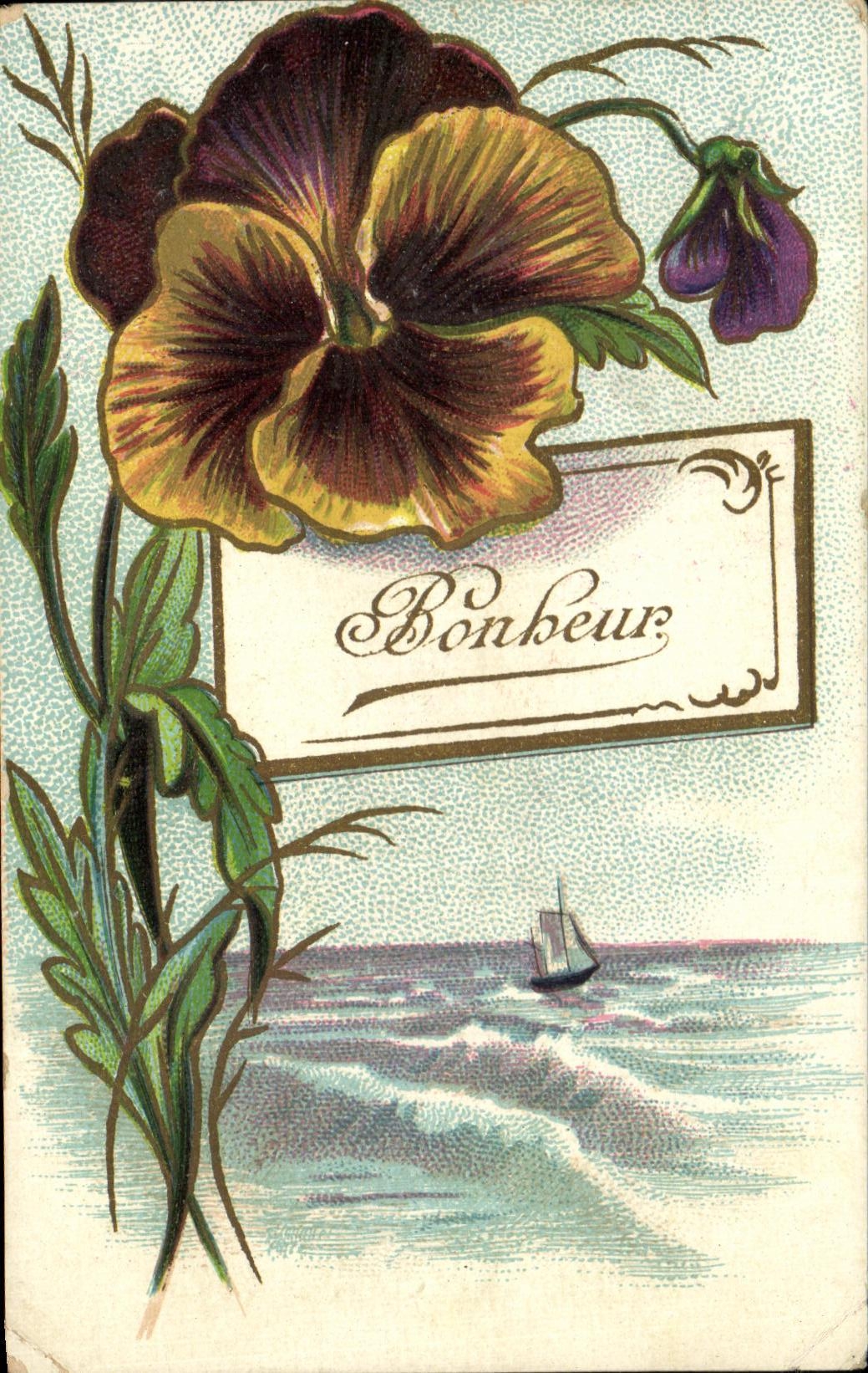 CPA Fantaisie Fleurs 