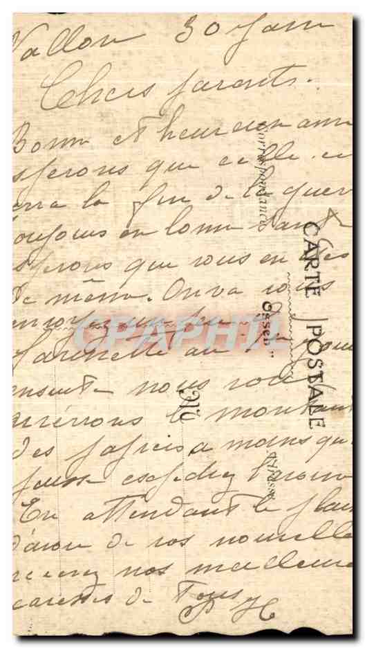 CPA Fantaisie Fleurs  — Verso
