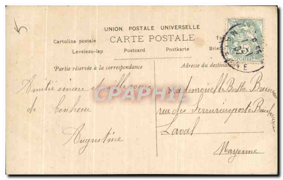 CPA Fantaisie Enfant — Verso