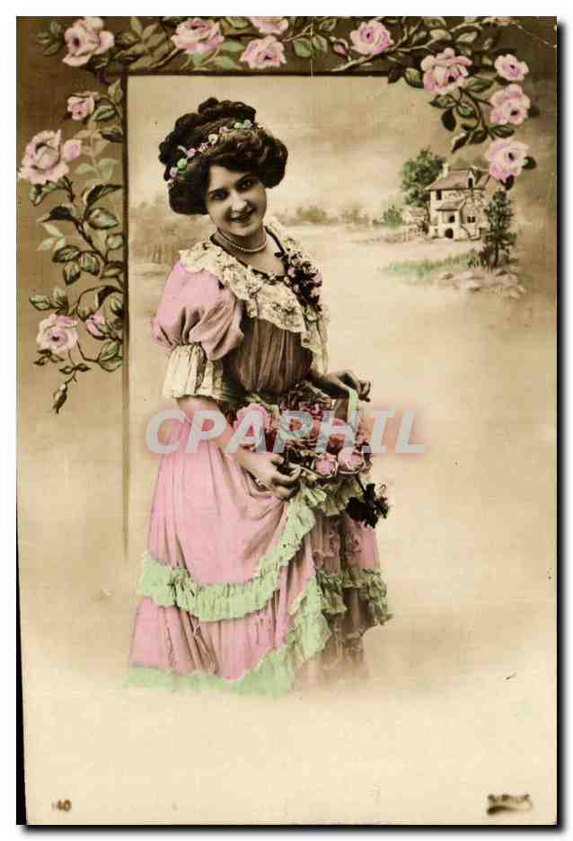 CPA Fantaisie Femme 