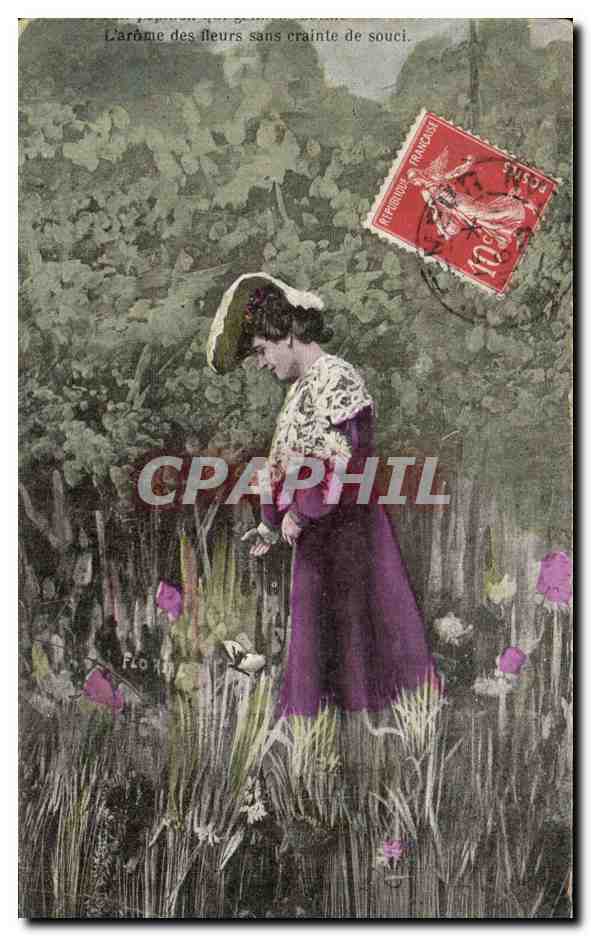 CPA Fantaisie Femme 