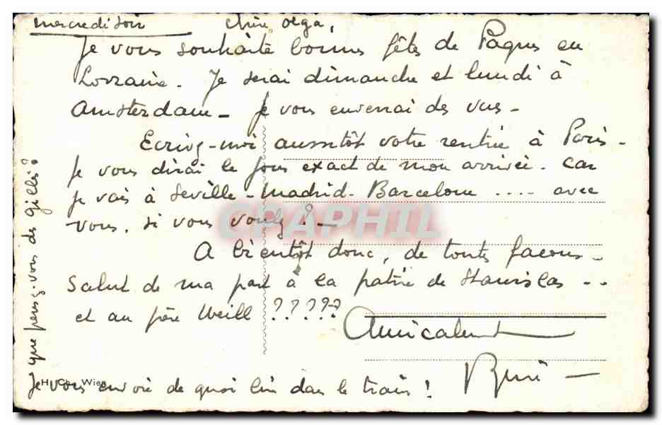 CPA Fantaisie Enfant Papillon chien  — Rückseite