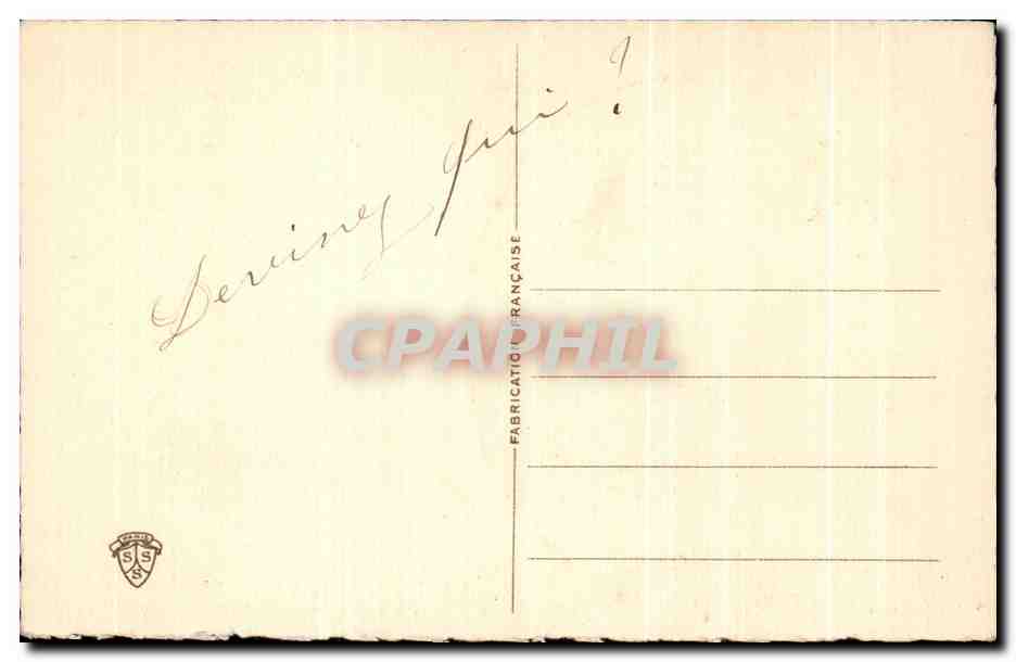 CPA Fantaisie Femme  — Verso