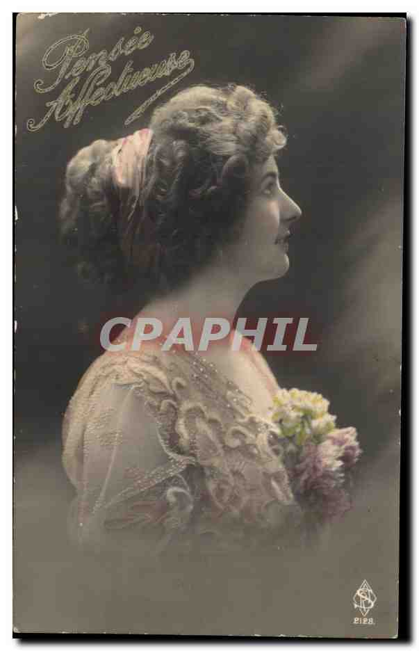 CPA Fantaisie Femme 