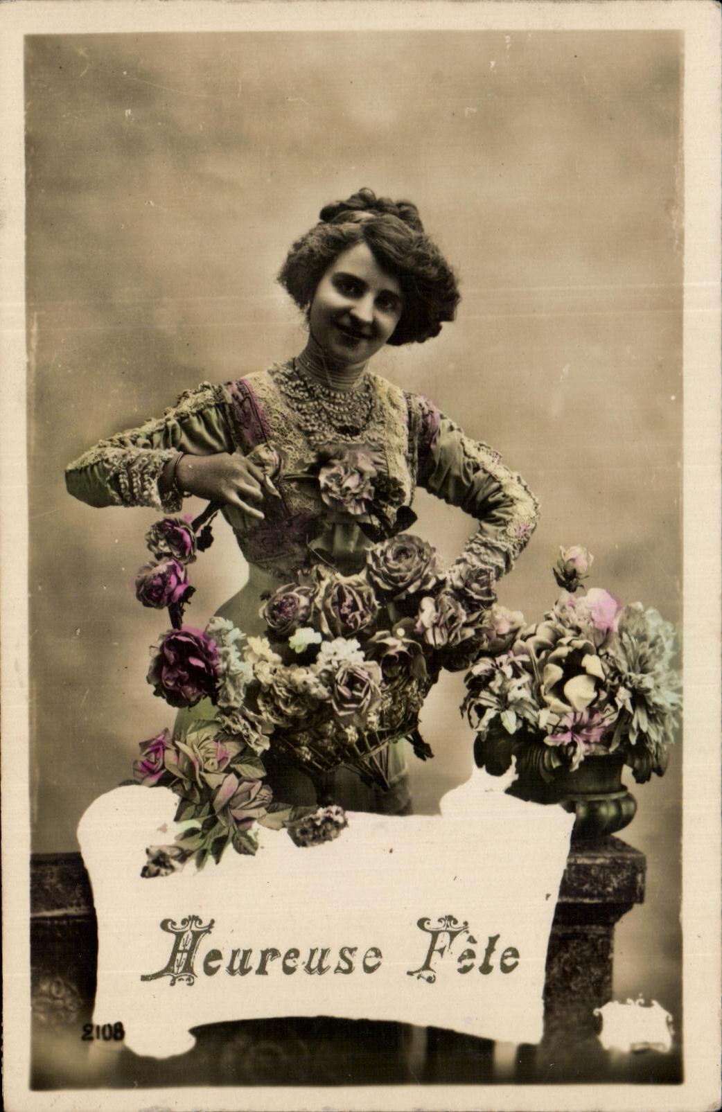 CPA Fantaisie Femme 