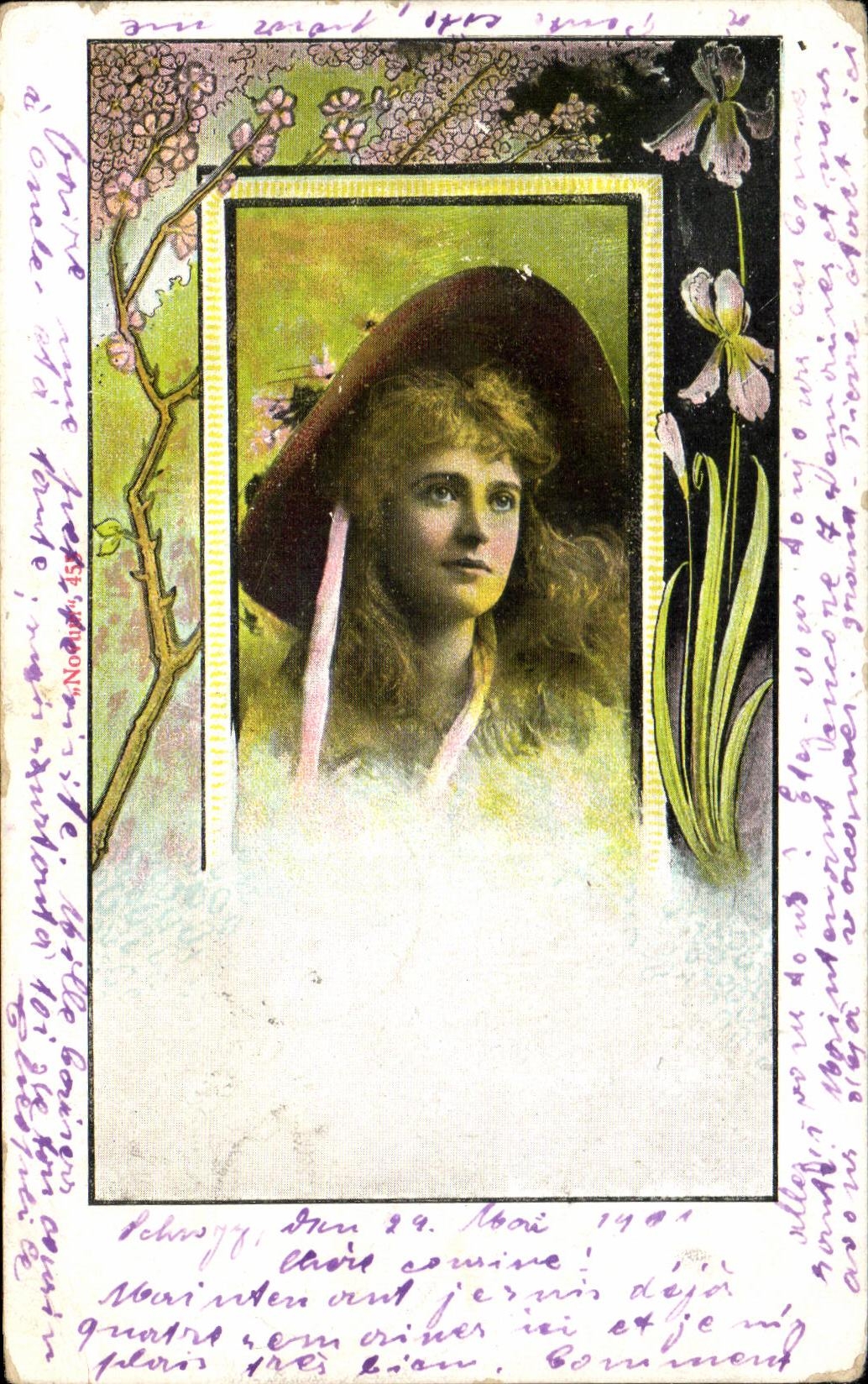 CPA Fantaisie Femme 