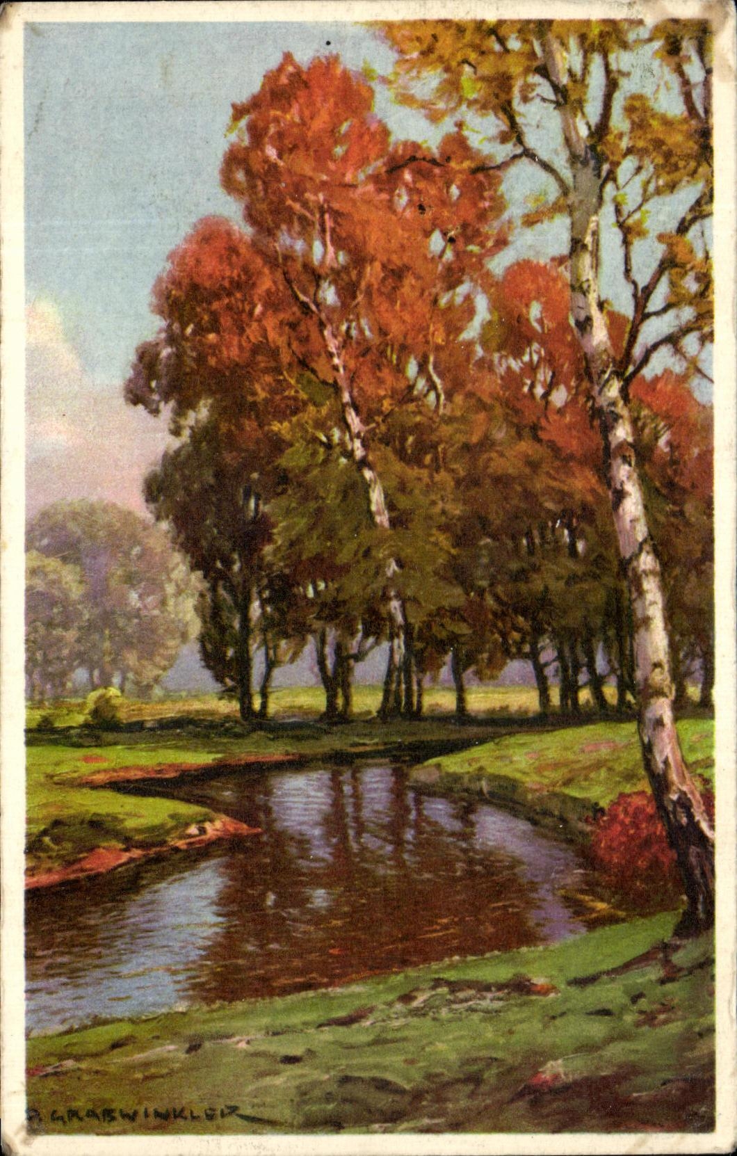 CPA Fantaisie paysage Bois 