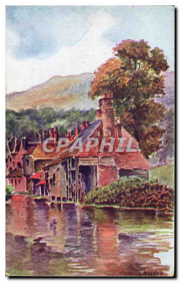 CPA Fantaisie Paysage 