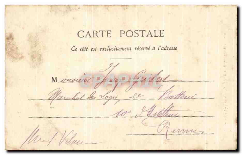 CPA Fantaisie Enfant Cigarette Tabac — Rückseite