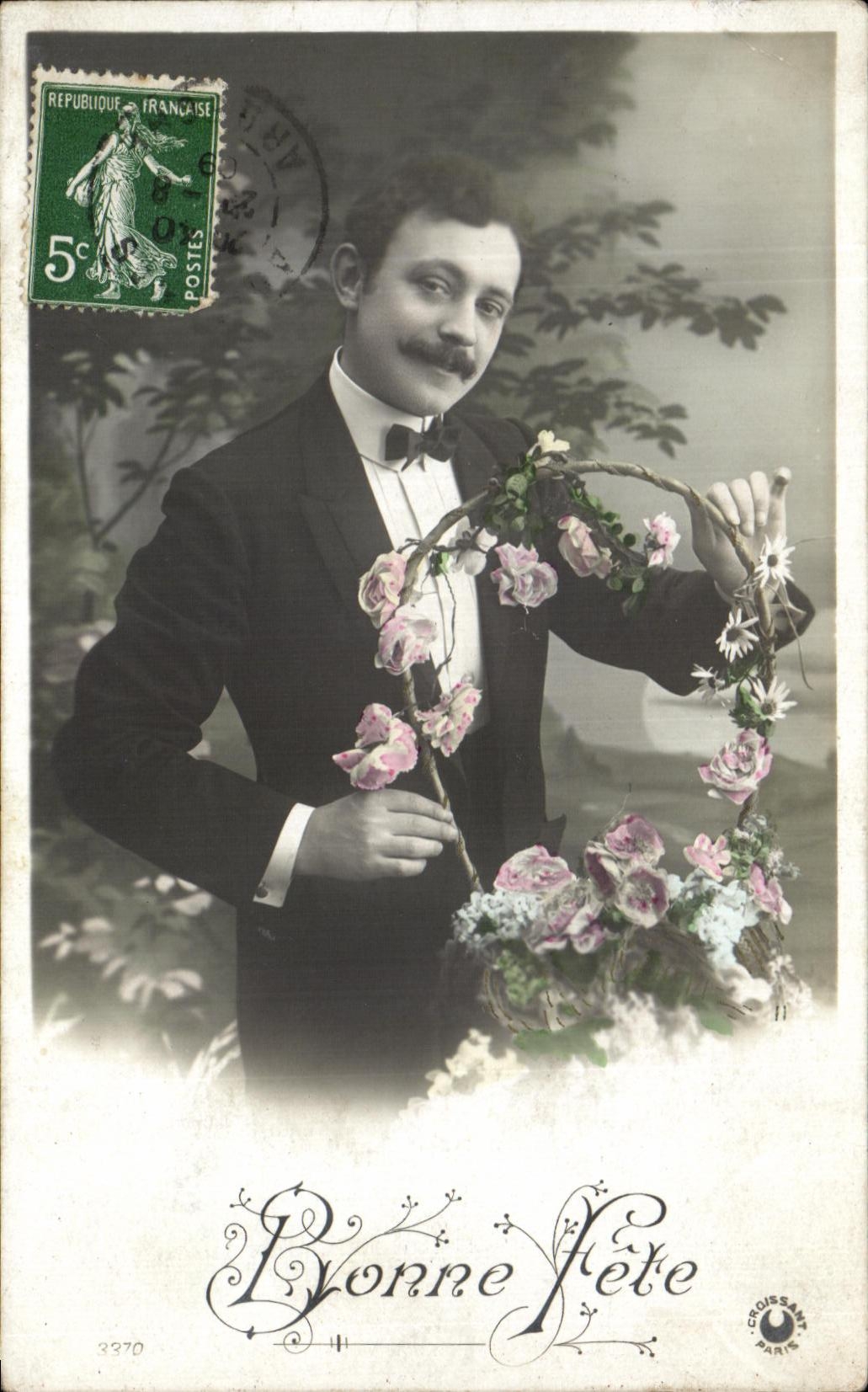 CPA Fantaisie Homme 