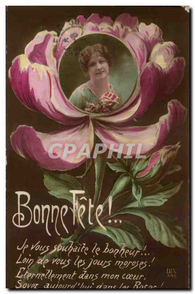 CPA Fantaisie Femme 