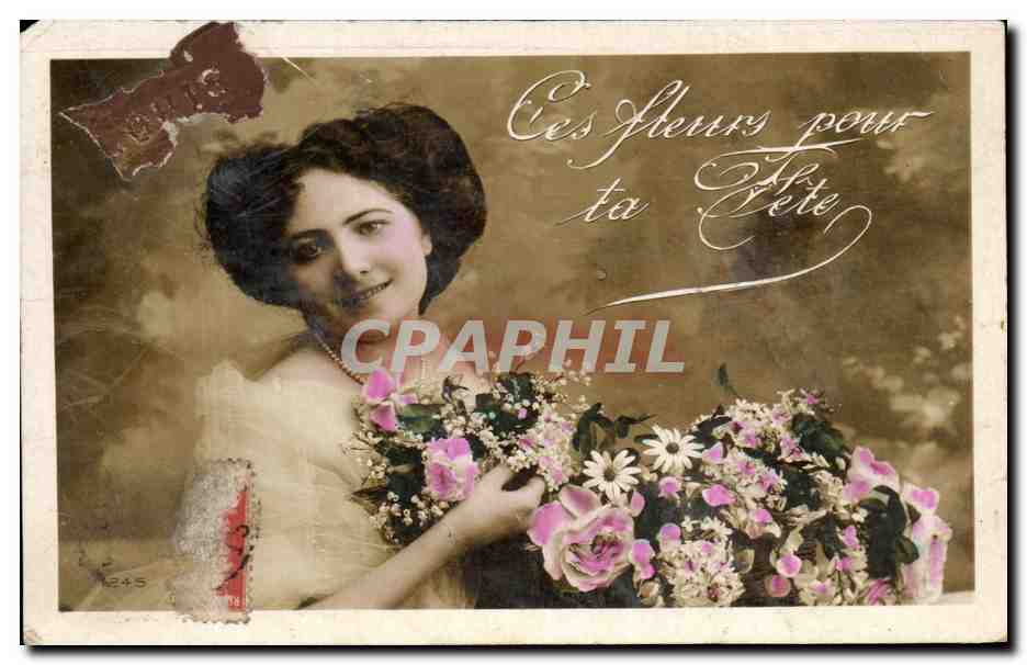 CPA Fantaisie Femme 