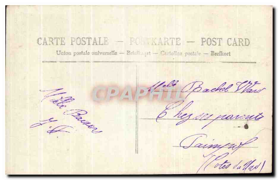 CPA Fantaisie Enfants — Verso