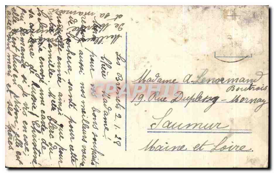 CPA Fantaisie Enfant — Rückseite