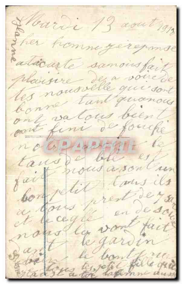 CPA Fantaisie Enfants — Rückseite