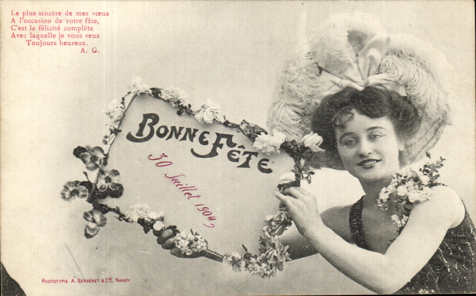 CPA Fantaisie Femme 
