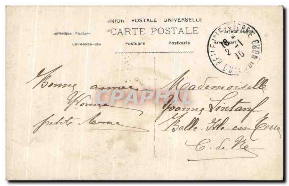 CPA Fantaisie Enfant — Rückseite