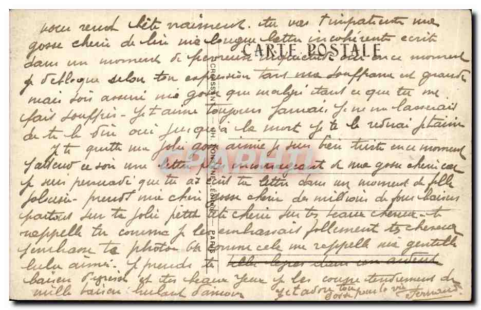 CPA Fantaisie Ruysoael Paysage Agreste  — Verso